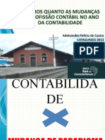 Desafios Quanto As Mudanças Da Profissão Contábil No Ano Da Contabilidade