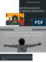 Lei 10.639 e A Prática Educativa