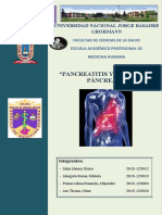 Pancreatitis y Cáncer de Páncreas Carátula