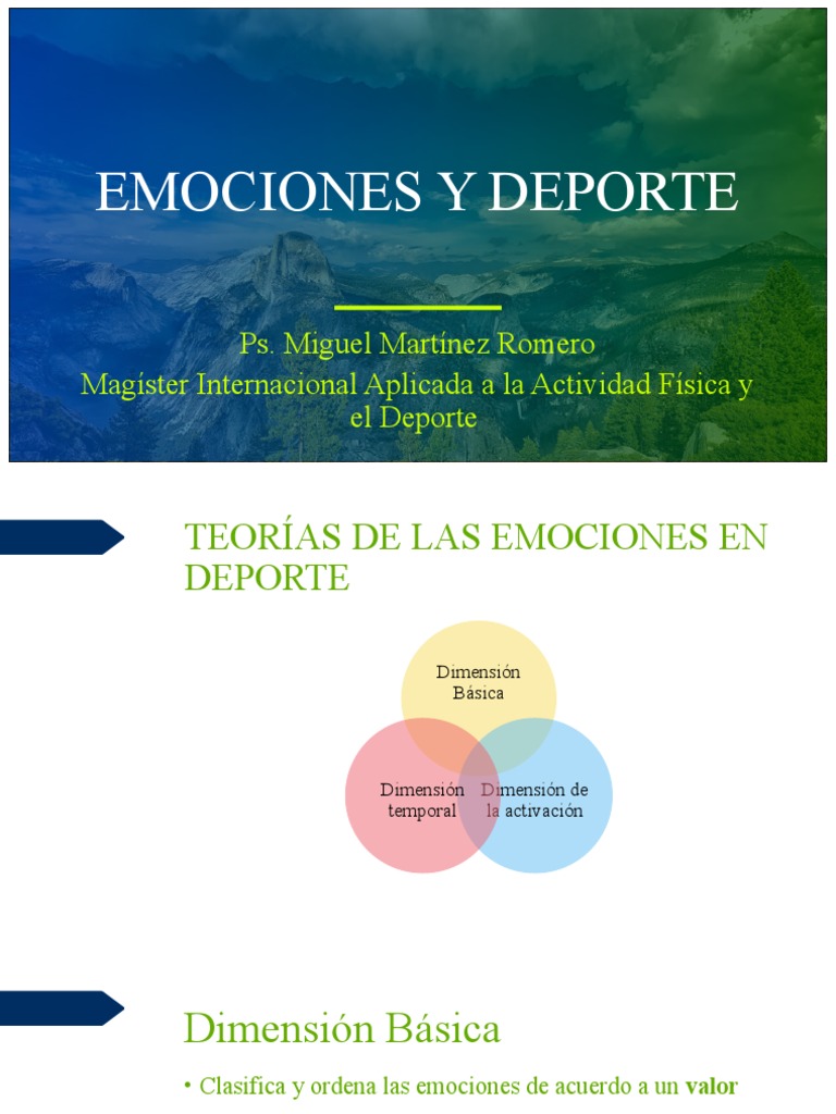 Emociones y Toma de Decisiones en Deporte | PDF | Las emociones | Ansiedad