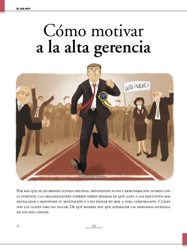 Claves para Motivar a la Alta Gerencia | PDF | Motivación | Motivacional