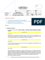 Examen Parcial I - Matematica Financiera 2022-1 Resuelto