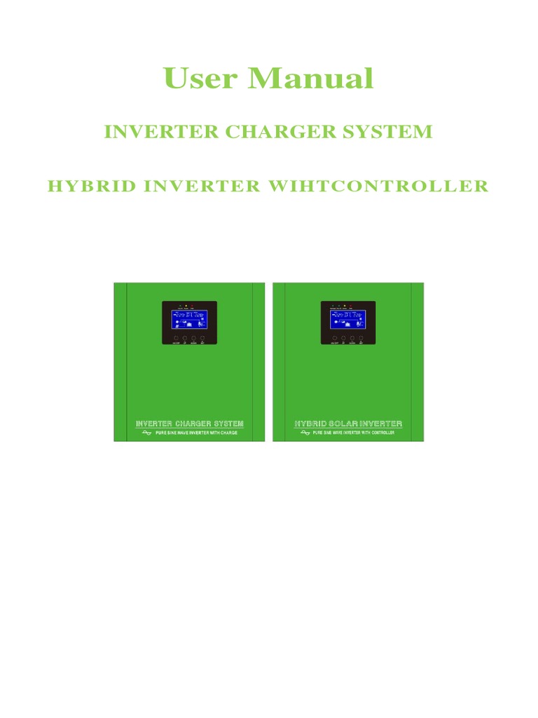 Inverter 1 KW Manual | PDF | Power Inverter | Power Supply