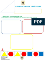 Clasificación de Elementos Por Color Kinder A