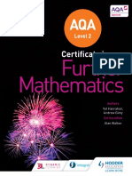 AQA Level 2 Certificate in Further Mathematics