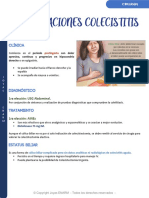 Complicaciones Colecistitis (Cólico Biliar, Íleo Biliar, Coledocolitiasis, Colangitis)