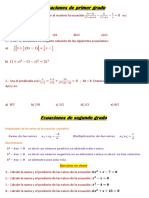 Ecuac. de 1ER - 2DO grado-RADICALES-VALOR ABSOLUTO ESPOL