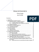 Alfonso Novales - Manual de Econometria