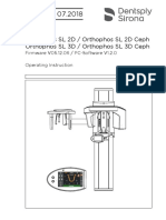 Sirona-Orthophos-SL-Full-User-Guide