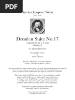 S L Weiss - Dresden Suite No 17 Arr A Forrest