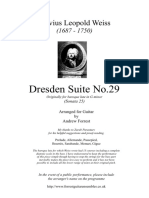 S L Weiss - Dresden Suite No 29 TR A Forrest