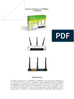 Router Inalámbrico N A 300Mbps