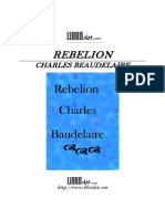 BAUDELAIRE, Charles, Rebelion