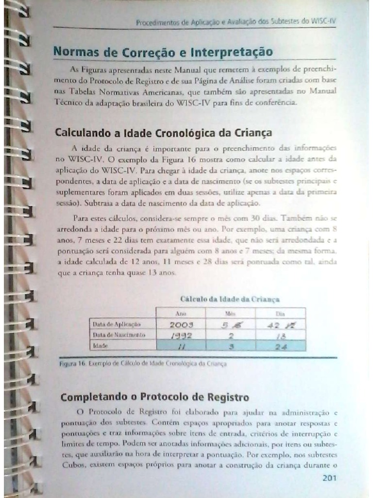 Correção Do Wisc IV | PDF