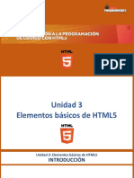 Sesión 3 HTML5