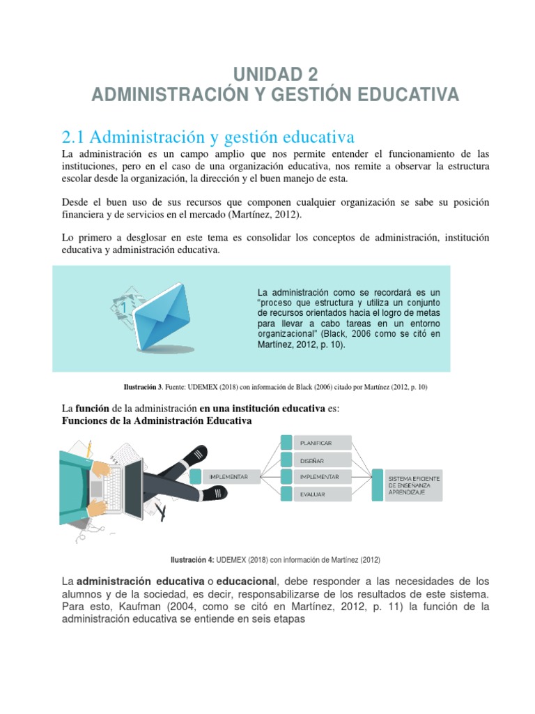 Tipos y funciones de la administración educativa | PDF | Business ...
