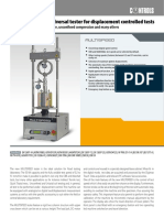 Digital Automatic Universal Tester For Displacement Controlled Tests