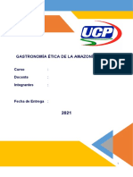 La Comida Nativa en La Amazonía Peruana