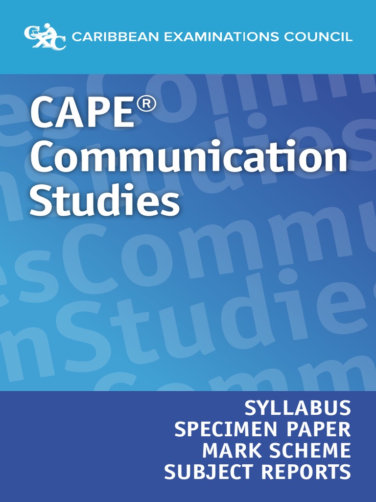 Comm Studies Syllabus | PDF | Communication | Linguistics