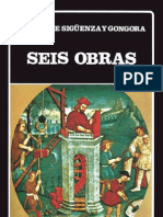 de Sigüenza y Góngora, Carlos-Seis Obras