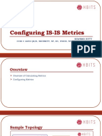 6 ConfiguringIS-ISMetrics