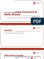 Redistributing Connected & Static Routes