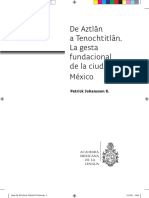 De Aztlān a Tenochtitlán La gesta fundacional de la ciudad de méxico