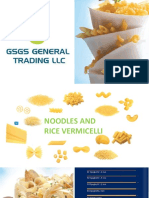 GSGS Pasta Catalogue