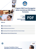 Rakor SMK Pariwisata-Profil SMK Dan SMK PK 2022 - Bidang Pariwisata - Tahun 2022