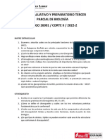 Taller Preparatorio de Estudio Independiente Parcial Corte Ii 2022-2