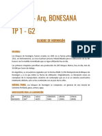 C1 - Arq. Bonesana TP 1 - G2: Bloque de Hormigón