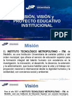 1.misión, Vision y Proyecto Institucional