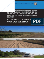 Abordaje de La Problemática de Los Caminos Secundarios de La Argentina