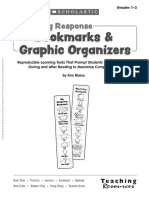 Book Markers Graphic Organizers