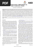 Longitudinal Study of BIM Adoption Bypublic Construction Clients