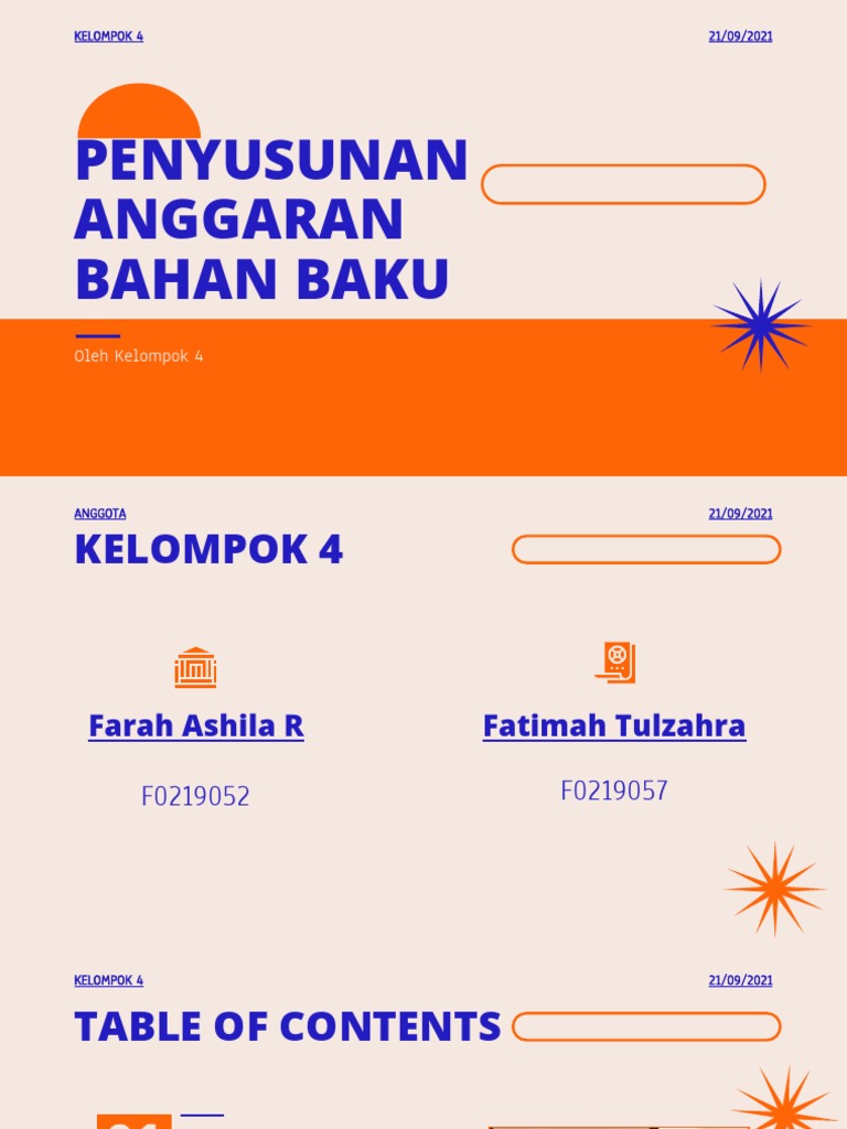 PENYUSUNAN ANGGARAN BAHAN BAKU | PDF