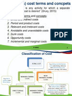 Cost Objects and Classification