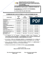 Calendario de Examenes 1p