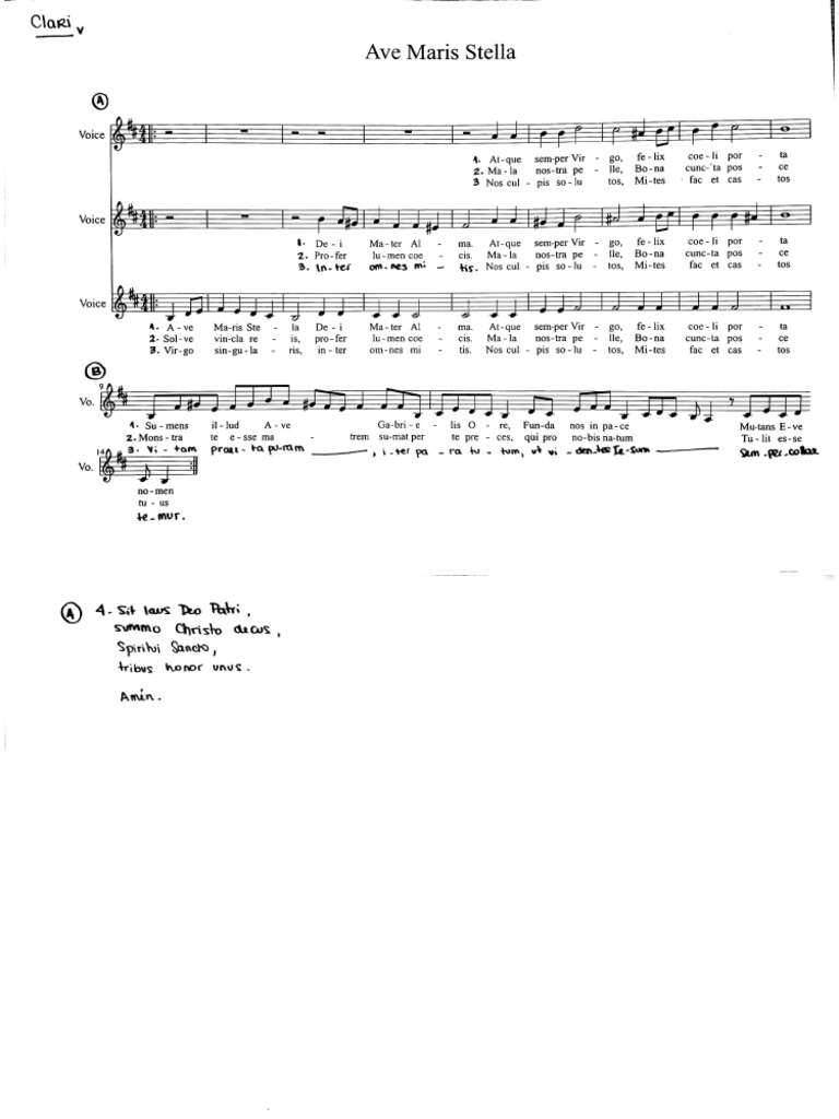 Ave Maris Stella PDF