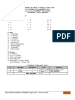 Kunci Jawaban PTS Ganjil Bahasa Inggris Kelas I & Iv Tp. 2022-2023