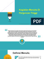 Materi Kegiatan Menulis Di PT