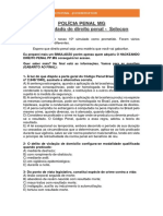 Simulado DP - PP MG - 111