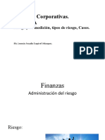 Finanzas Corporativas. Sesión 6A: Riesgo y Su Medición, Tipos de Riesgo, Casos