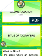 Material A - Situs of Taxpayers