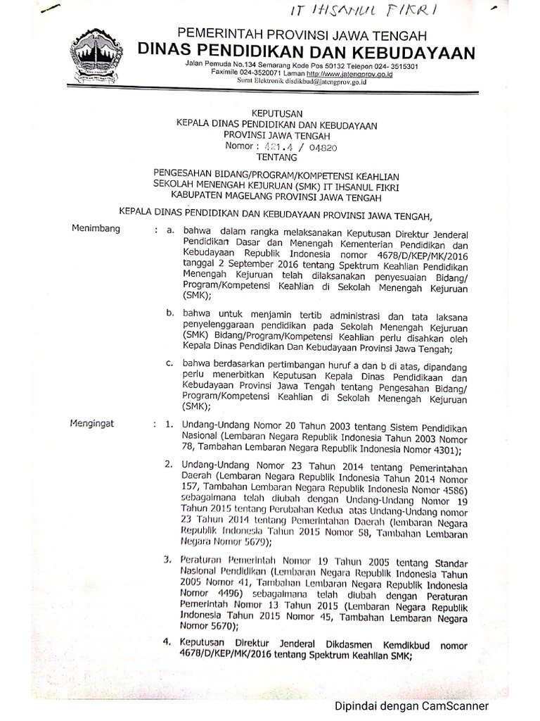 Perbedaan Program Keahlian Dan Kompetensi Keahlian Tkj