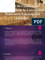 Cuadro de Clasificación Documental de La Universidad Politécnica