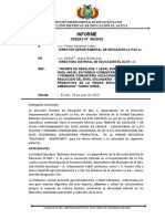 Desglose y legalización de niveles educativos Unidad Educativa Boliviano Americano