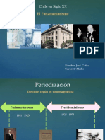 8.inicio Del Siglo XX en Chile, El Sistema Parlamentarista