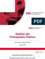 Gestion Del Presupuesto Publico