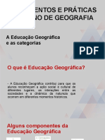 Fundamentos e práticas no ensino de Geografia